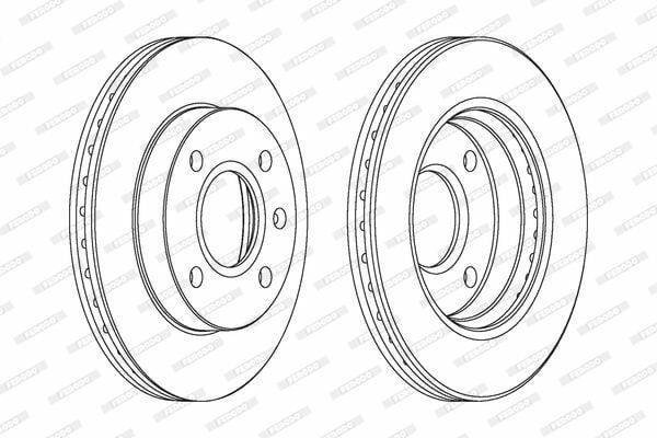 ferodo-front-disc-brake-disk, ferodo-front-brake-disk-technical-details FERODO Front Disc Brake DDF766 - High Performance Brake Disk for Ford Escort, Orion, Fiesta, and KA | 1 Unit FERODO Front Disc Brake DDF766 - High Performance | For Various Ford Models ferodo, front-disc-brake, brake-disk, vehicle-owners, mechanics, ford-parts, brake-replacement, high-performance, ai-generated, automotive