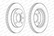 ferodo-front-disc-brake-disk, ferodo-front-brake-disk-technical-details FERODO Front Disc Brake DDF766 - High Performance Brake Disk for Ford Escort, Orion, Fiesta, and KA | 1 Unit FERODO Front Disc Brake DDF766 - High Performance | For Various Ford Models ferodo, front-disc-brake, brake-disk, vehicle-owners, mechanics, ford-parts, brake-replacement, high-performance, ai-generated, automotive