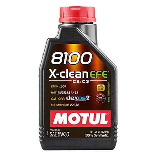 MOTUL 8100 X-Clean 5W30 EFE Motor Oil - 100% Synthetic — Fluids & Chemicals