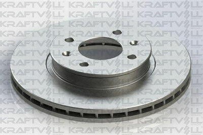 KRAFTVOLL Brake Disc 07040008 - Front Disc for Hyundai Accent Era 2006-2011 & Kia Rio 2005- — Brake Rotors & Drums