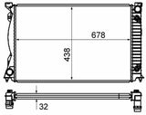 BEHR CR830000S - Radiator for VW A6 2.7, 3.0 TDI Quattro — Radiators & Fans