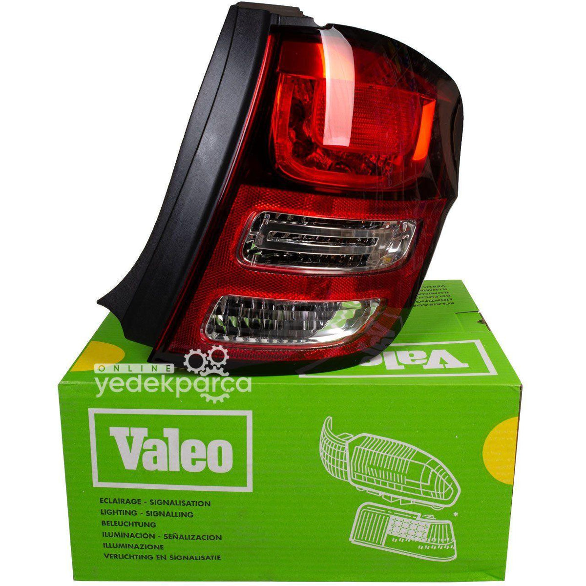 Valeo Right Tail Light for Citroen C3 (2009-2015) - Genuine Valeo Product — Tail, Signal & Reflectors