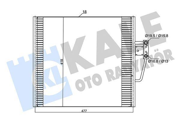 Kale Radiator - BMW M51 M52 M62 E39 1996-2004 — Radiators & Fans