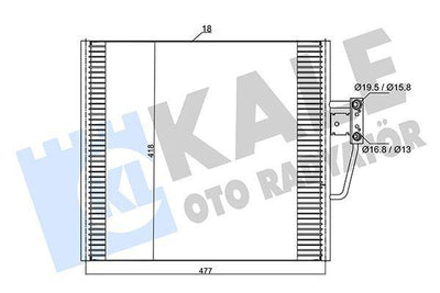 Kale Radiator - BMW M51 M52 M62 E39 1996-2004 — Radiators & Fans