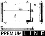 MAHLE AC323000P Air Conditioning Condenser - Compatible with Partner 2.0HDi — Condensers & Evaporators