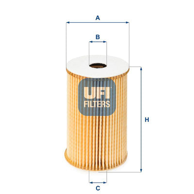 Ufi 25.029.00 Oil Filter Golf III IV Bora Polo Classic Fox Touran Cordoba Toledo Ibiza IV V Fabia 1.2 12V — Oil Filters