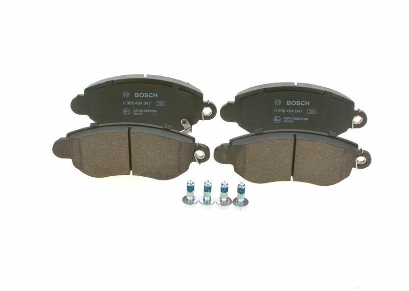 BOSCH Brake Pads Set - Low-Metallic Front for Transit V184