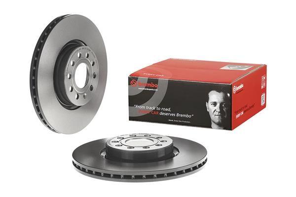 Brembo 09.9772.11 Brake Disc Front UV Coated (VW Caddy 04-Golf 04-Passat 06-Audi A3 04-Seat Leon 06 -) — Brake Rotors & Drums