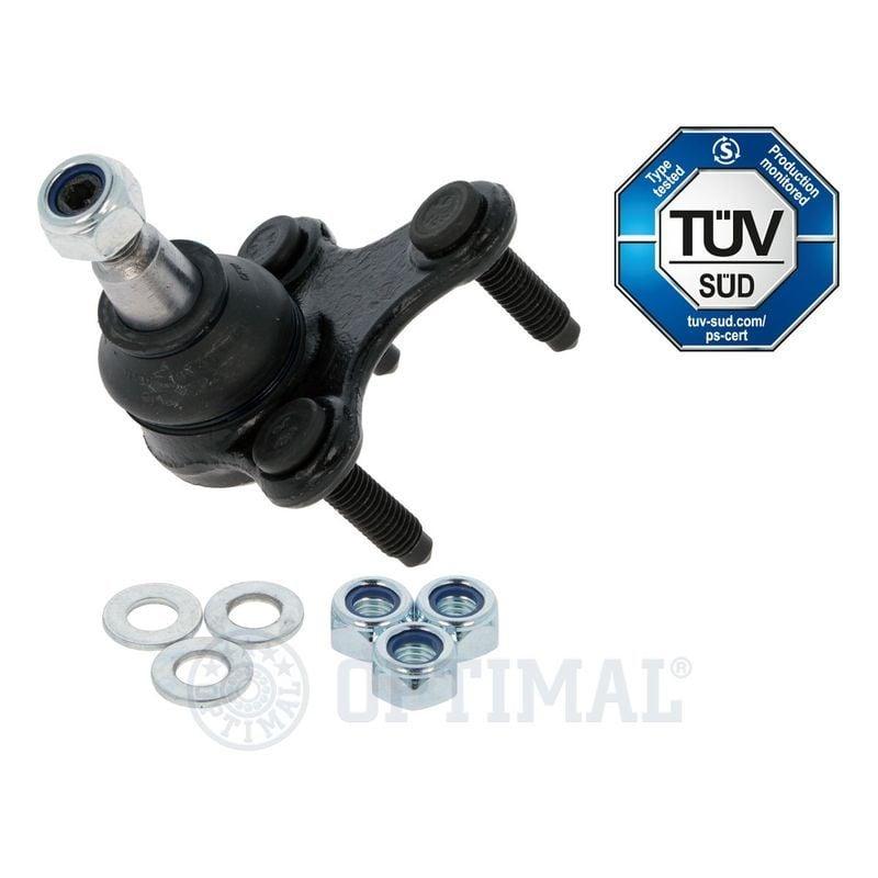 optimal g3-1017 right rod end front view, optimal g3-1017 details of rod end specifications, optimal g3-1017 compatible vehicle list OPTIMAL G3-1017 - Right Rod End for VW Golf, Audi A3, Seat Leon | Compatible with Various Models OPTIMAL G3-1017 Right Rod End for VW & Audi optimal, g3-1017, right-rod-end, vw-golf, audi-a3, seat-leon, car-parts, mechanics, vehicle-repair, ai-generated