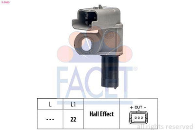 Facet 9.0460 Camshaft Kam Shaft Sensor 207 307 407 C3 Mondeo IV Kuga Galaxy 2.0 TDCi 06-15 — Timing