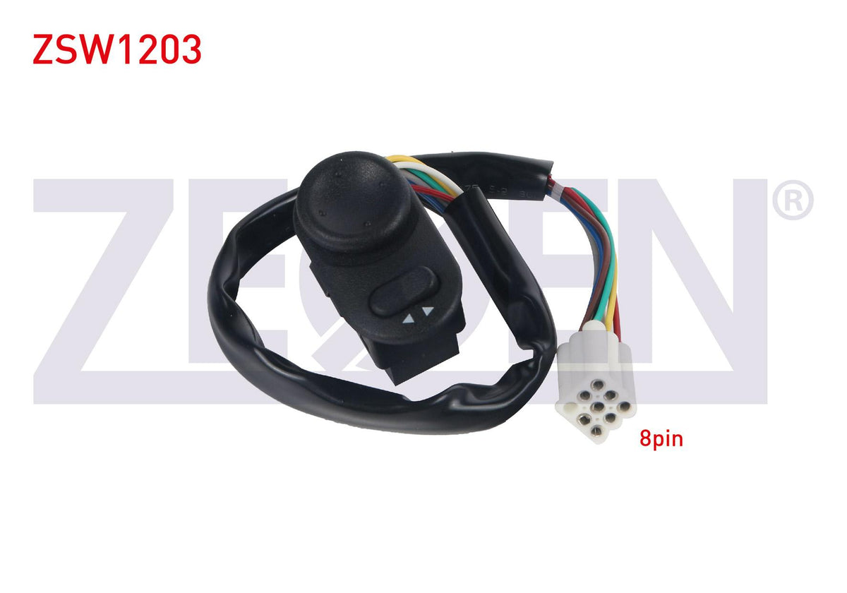 Zegen ZSW1203 Mirror Ayar Switch with Connector 8 Pin Opel Vectra A-B-Astra F 1988-2003