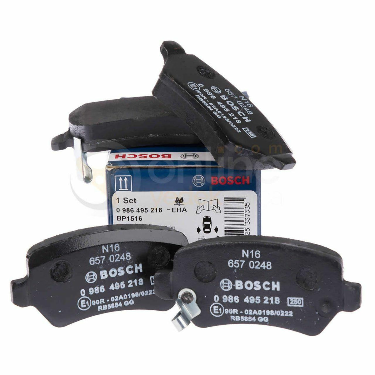 BOSCH Rear Brake Pads - Quality Disc Brake Pad Set for Opel Astra H