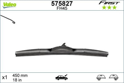 Valeo 575827 Wiper Blade Single 45Cm First Hıbrıd Opel Insignia A
