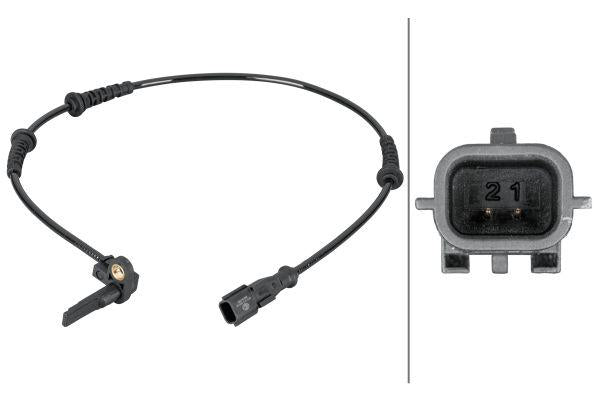 Hella 6PU012806-941 ABS Cable Front Duster II Fluence Megane III Scenic III — Brake Sensors & ABS
