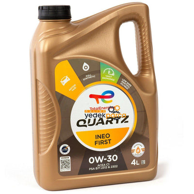 Total 0W-30 Quartz Ineo First Euro6 Motor Oil - Engine Protection — Fluids & Chemicals