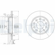 DELPHI BG3674C Brake Disc, Brake Disc Specifications, Audi A4 brake disc replacement DELPHI BG3674C Brake Disc - 255x12 5x112 Fits Audi A4 2001-2008 & Seat Exeo 2009-2014 DELPHI BG3674C Brake Disc - High-Performance Part delphi, brake-disc, 255mm-brake-disc, high-performance-brakes, audi-parts, seat-parts, automotive-repair, mechanics, car-owners, ai-generated
