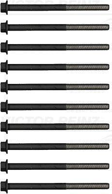 victor reinz cylinder head bolt 14-32357-01, 1.4 8V cylinder head bolt close-up Victor Reinz Cylinder Head Bolt - 14-32357-01 Silindir Kapak Saplaması for Mechanics and Automobile Enthusiasts | 5.5 in Length Victor Reinz Cylinder Head Bolt - 1.4 8V victor-reinz, cylinder-head-bolt, automobile-parts, mechanics, performance-parts, engine-repair, automotive-enthusiasts, high-quality-bolt, durable-parts, ai-generated