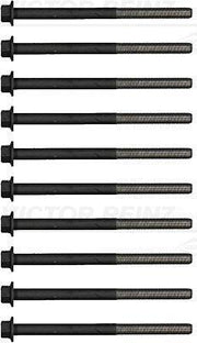 victor reinz cylinder head bolt 14-32357-01, 1.4 8V cylinder head bolt close-up Victor Reinz Cylinder Head Bolt - 14-32357-01 Silindir Kapak Saplaması for Mechanics and Automobile Enthusiasts | 5.5 in Length Victor Reinz Cylinder Head Bolt - 1.4 8V victor-reinz, cylinder-head-bolt, automobile-parts, mechanics, performance-parts, engine-repair, automotive-enthusiasts, high-quality-bolt, durable-parts, ai-generated