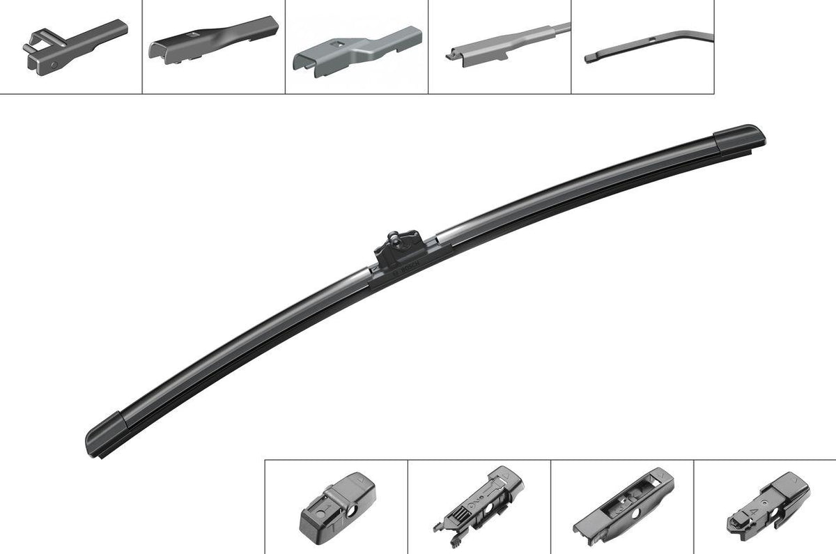 Bosch 3397006945 Wiper Blade Single 45Cm 99-Clio.II-Mgn-II-Astra.H 15-Megane.IV 12-1-S (F20-F21) Aerotwin Plus — Wipers