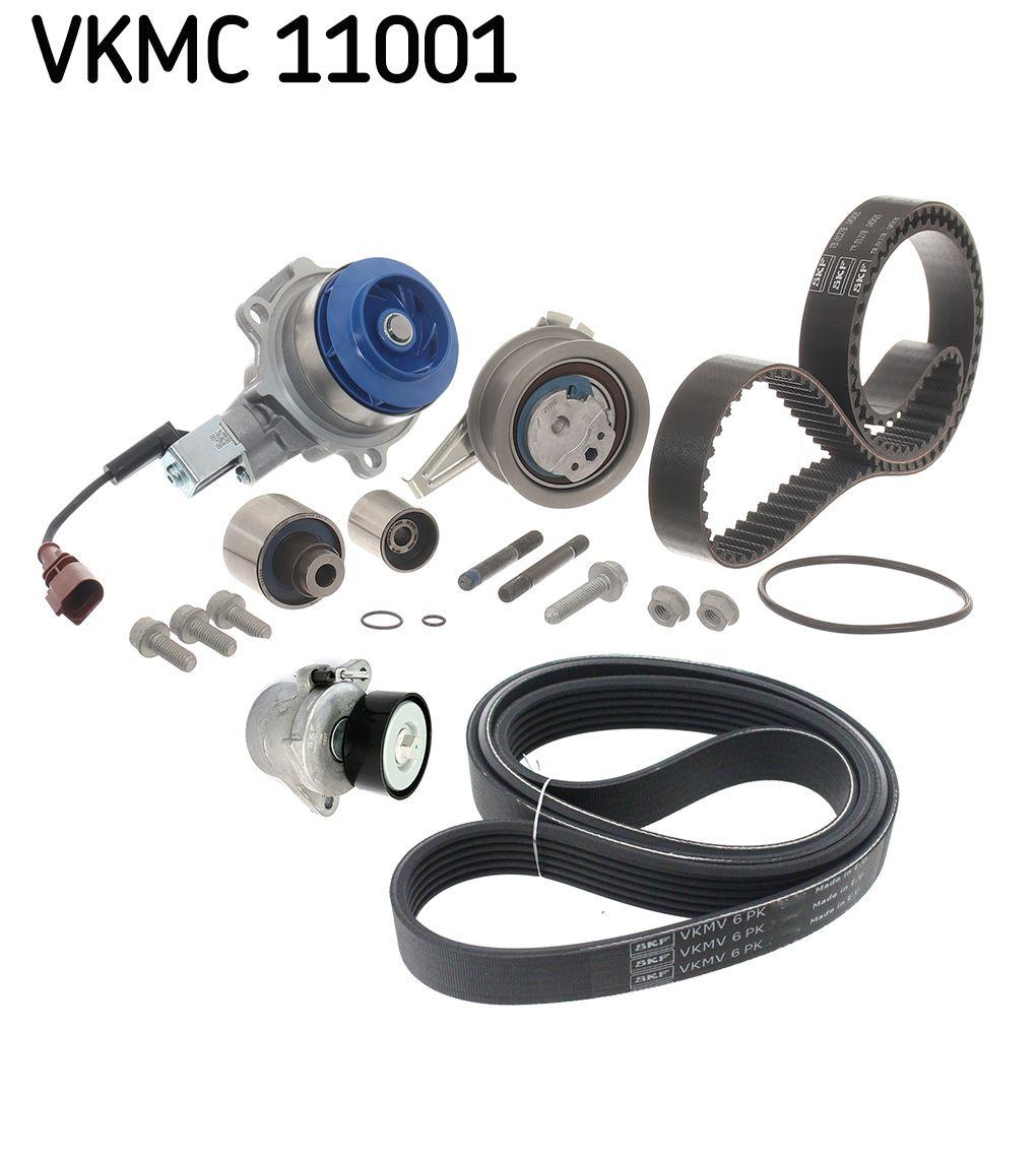 SKF VKMC11001 Timing Belt Kit Su with Pump (with Sensor) + V-Belt Tensioner Bearing Complete Kit A1 A3 — Pulleys & Tensioners