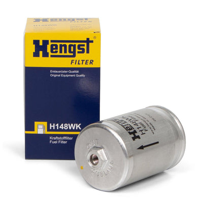HENGST Fuel Filter H148WK - Compatible with VW A4, A6, A8 — Fuel Delivery