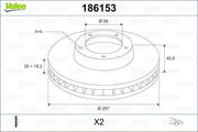 valeo 186153 disk brake for doblo 1.9, front view of valeo disk brake VALEO 186153 Disk Brake for Doblo 1.9, Alb 1.3, Mra 1.8 | 1 Unit VALEO 186153 Disk Brake for Doblo 1.9 | Car Owners & Mechanics valeo, disk-brake, doblo-1-9, brake-system, car-parts, vehicles, mechanics, car-owners, vented-brake, ai-generated
