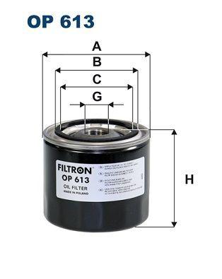 FILTRON OP613 Oil Filter - Compatible with Nissan Vehicles — Oil Filters
