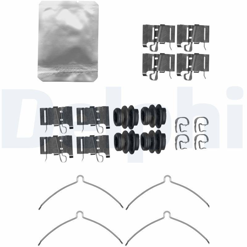 Delphi LX0609 Brake Pad Mounting Set — Brake Pads