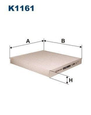 filtron-k1161-pollen-filter, filtron-k1161-air-filtration-system FILTRON K1161 Pollen Filter - Efficient Air Filtration for Cars | 195.5mm x 215.5mm x 25mm FILTRON K1161 Pollen Filter filtron, pollen-filter, air-filtration, vehicle-accessories, car-maintenance, ai-generated, car-parts, allergy-relief, clean-air, particulate-filter