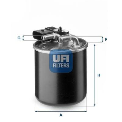 UFI Diesel Fuel Filter for Mercedes Benz Vito and Sprinter — Fuel Delivery