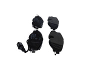 BOSCH Brake Pad Set 0986495347 for Golf VII Sharan Leon, Close-up of BOSCH Brake Pads with integrated wear sensor BOSCH Brake Pad Set 0986495347 - Low-Metallic Material for Golf VII, Sharan, and Leon | Front Brake Pads BOSCH Brake Pad Set for 13 Golf VII & Sharan bosch, brake-pad-set, braking-performance, car-maintenance, golf-vii-parts, sharan-parts, leon-parts, low-metallic, car-owners, ai-generated