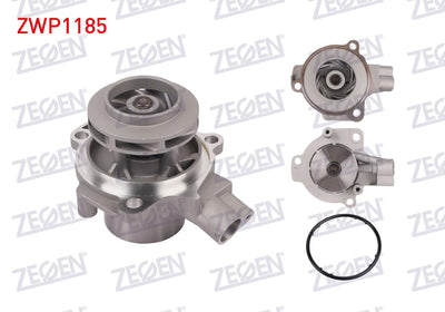 Zegen ZWP1185 Water Pump without Sensor Switch Drilled Volkswagen Golf VII (5G1) 1.6 TDI 2012-/ Cra — Water Pump & Thermostat