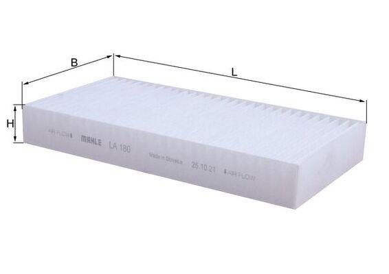 Mahle LA180 Cabin Air Filter Chreysler Cruiser 2,4 02 — Air & Cabin Filters