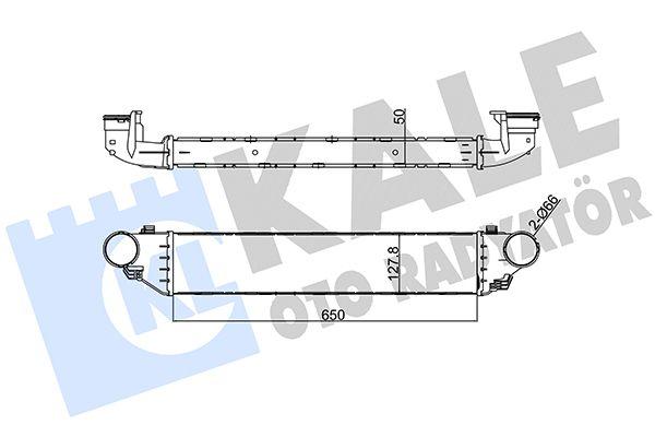 Kale 347500 Turbo Radiator Intercooler Mercedes W203 S203 C203 A209 C209 R171 2000-2009