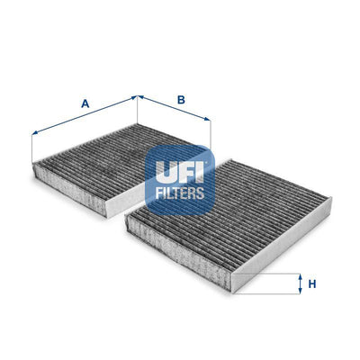 Ufi 54.231.00 Cabin Air Filter BMW 5/7 Series F07-F10-F11-F01-F02-F03-F04 — Air & Cabin Filters