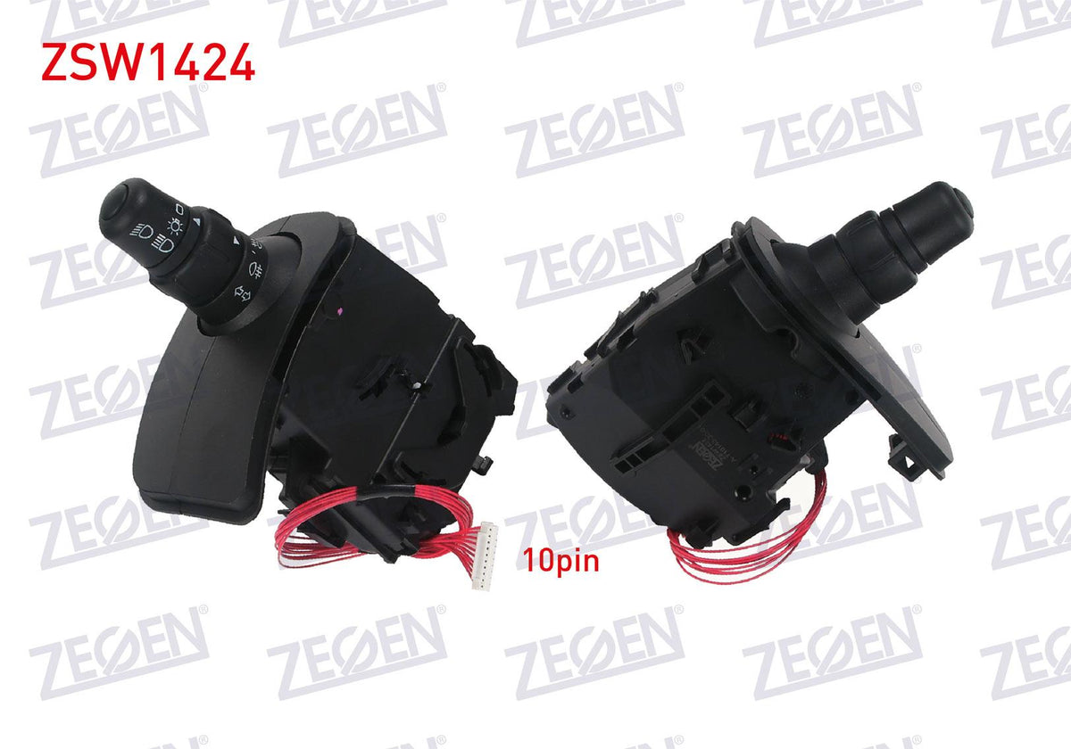Zegen ZSW1424 Headlight Turn Signal Kumanda Arm Sisli 10 Pin Renault Clio III-Kangoo-Modus 2005 — Tail, Signal & Reflectors