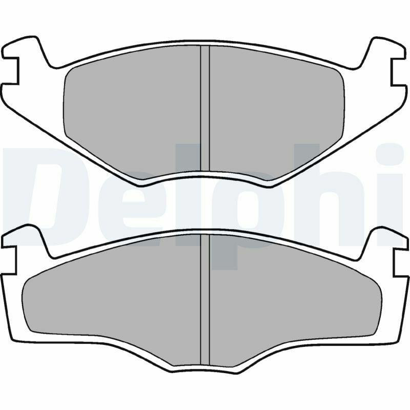 Delphi LP420 Brake Pads - High-Performance for Golf & Passat
