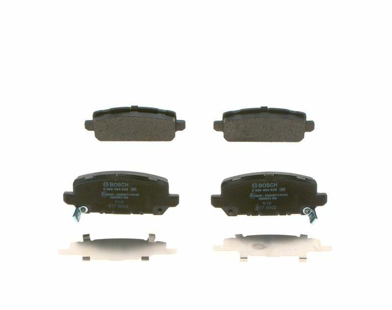 BOSCH Brake Pads 0986494838 - Reliable Low-Metallic Material