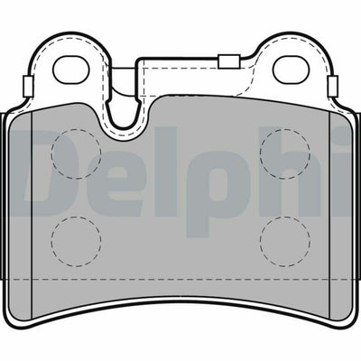 Delphi LP2061 Brake Pads - Brake Parts for Touareg