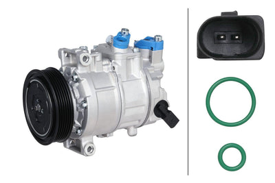 Hella 8FK366202-561 A/C Compressor A4 A5 A6 09 > 16