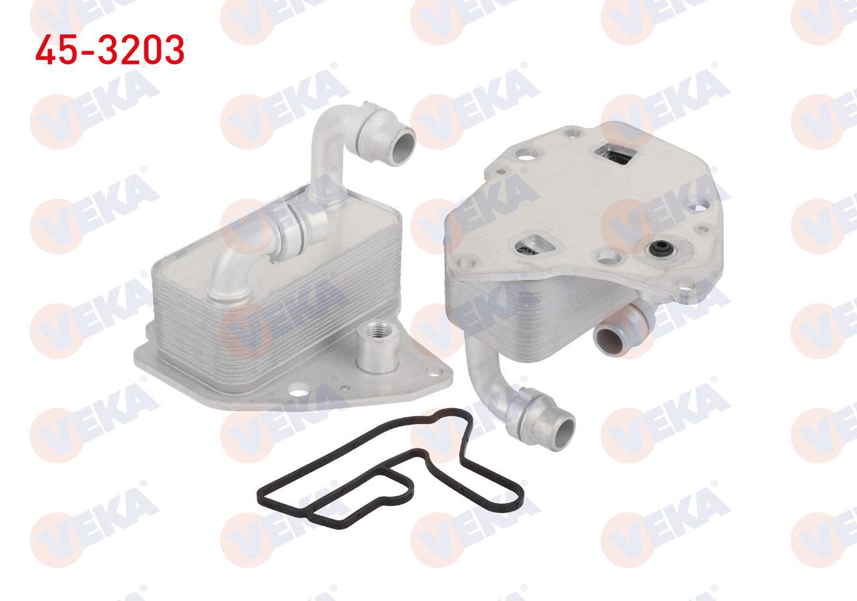 Veka 45-3203 Oil Cooler with Gasket Single Opel Insignia 2.0 CDTi 2008 — Oil System
