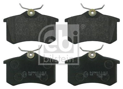 Febi Bilstein 16146 Rear Brake Pad Megane II A3 Golf Passat II III IV Vento Jetta II Octavia — Brake Pads