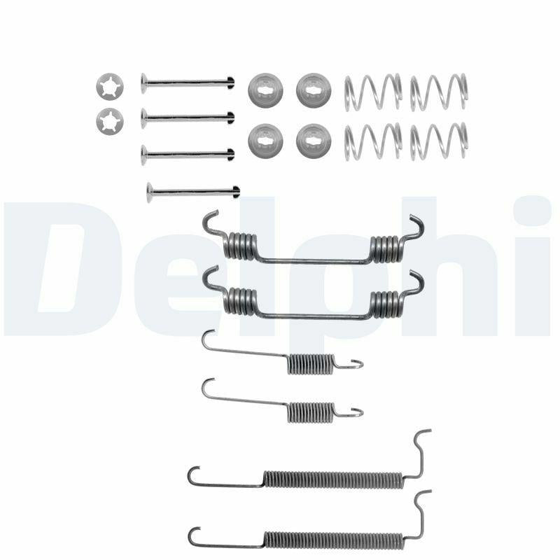 Delphi LY1134 Brake Shoe Set - Rear Brake Shoes for Astra, Vectra, Corsa — Brake Cables & Hardware