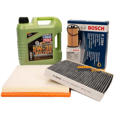 Opel Astra J 1.4 Turbo Scheduled Service Set Bosch with Filter / (LIQUI Moly Dexos 1 Ge — Auto Parts Hall, Fluids & Chemicals