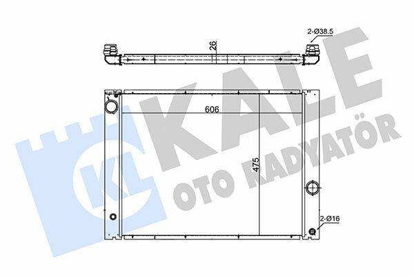 kale radiator 341910 for bmw e60 e65 e66 e67, bmw radiator technical specifications KALE 341910 Radiator for BMW 5 Series (E60) & 7 Series (E65 E66 E67) - Cooling System Part for Car Owners & Mechanics | 650mm Length KALE 341910 Radiator for BMW E60 E65 E66 | 650mm kale, bmw-radiator, car-cooling-system, automotive-replacement, mechanics-tools, 5-series, 7-series, engine-parts, car-owners, ai-generated