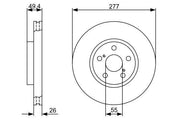 bosch 0986479340 brake disks for avensis front view, bosch brake disks technical specifications diagram BOSCH 0986479340 - Disc Brake Pads for 03 Avensis 1.6 VVT-i 1.8i | 2-Pack BOSCH 0986479340 Brake Disks for Avensis bosch, brake-disks, avensis-parts, car-repairs, mechanics, automotive, disk-brakes, high-performance, ventilated-disks, ai-generated