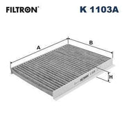 filtron k1103a cabin air filter, active carbon cabin filter for cars FILTRON K1103A Cabin Air Filter - Active Carbon Filter for Car Owners | 9.1 inch x 7 inch x 0.83 inch FILTRON K1103A Cabin Air Filter cabin-air-filter, filtron, car-accessories, filtration, active-carbon, car-owners, vehicle-maintenance, auto-parts, air-quality, ai-generated