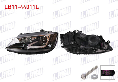 LABO LB11-44011L Headlight Left Xenon Volkswagen Jetta IV (162) 2015 — Headlights