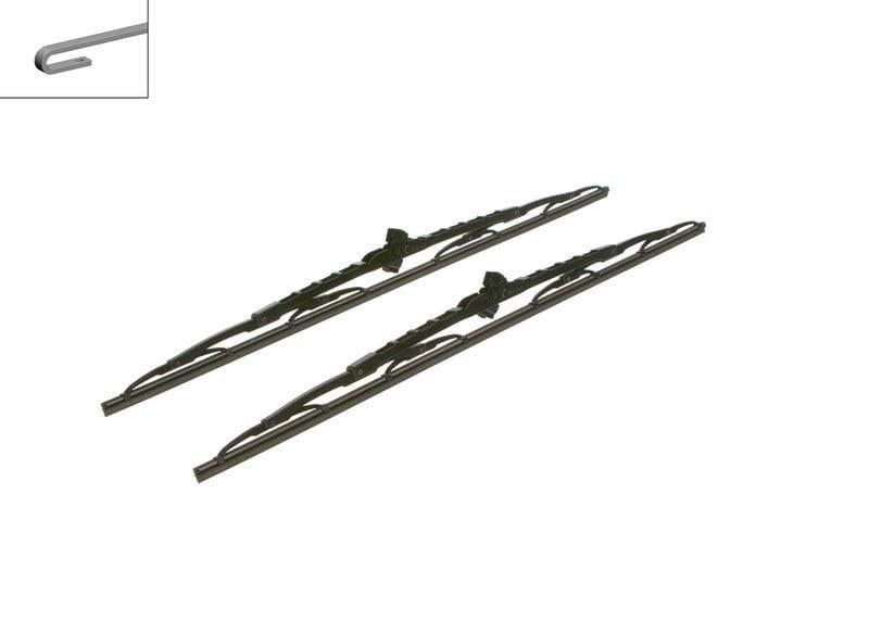 BOSCH Wiper Blade Set 60cm - Classic Hook Eco Style — Wipers