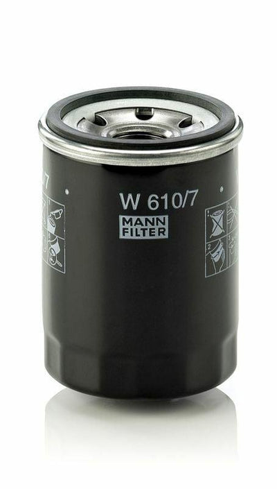 MANN W610-7 Oil Filter - Compatible with Hyundai i10, i20, Accent — Oil Filters